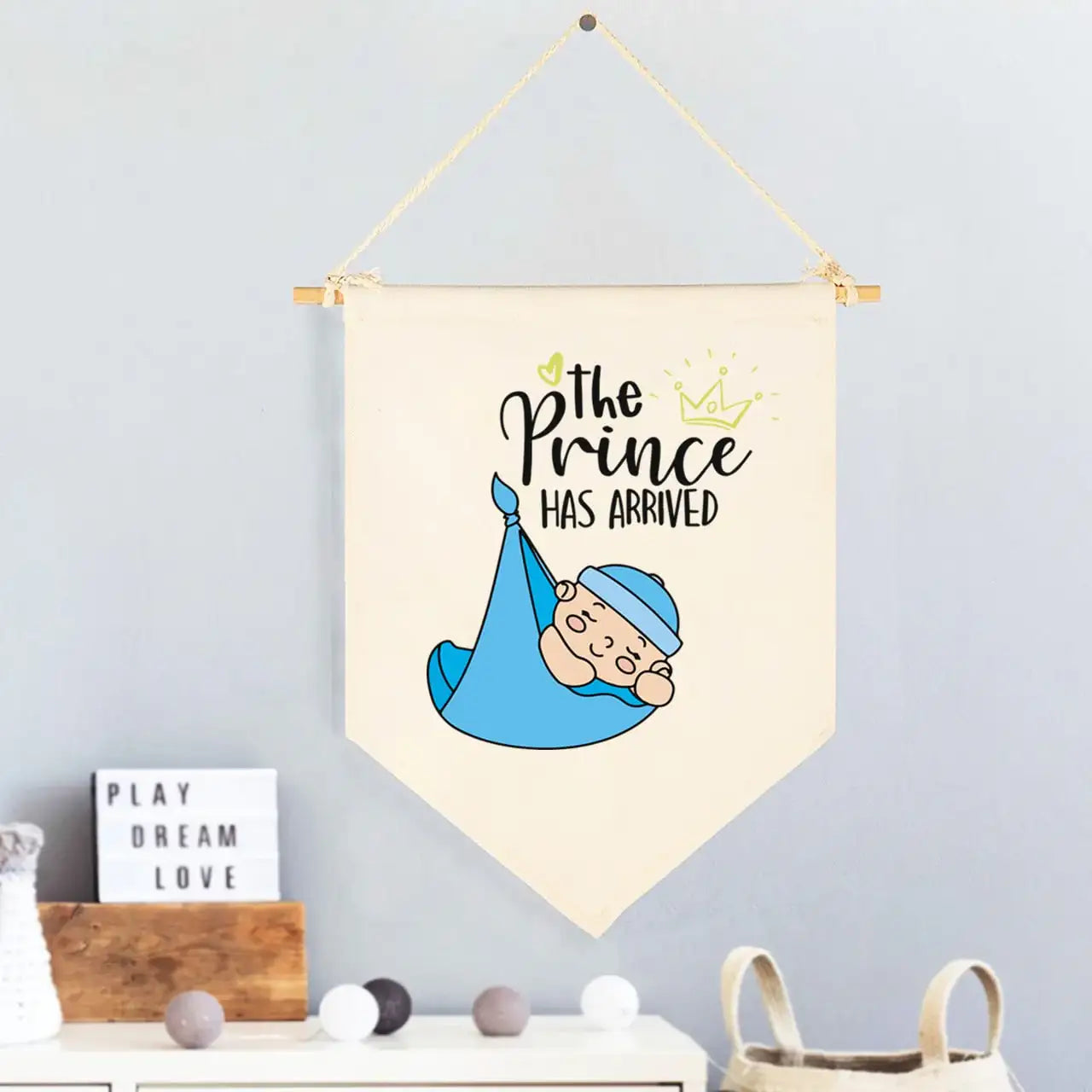 custom wall hanging- Baby shower decoration - WE PRINT