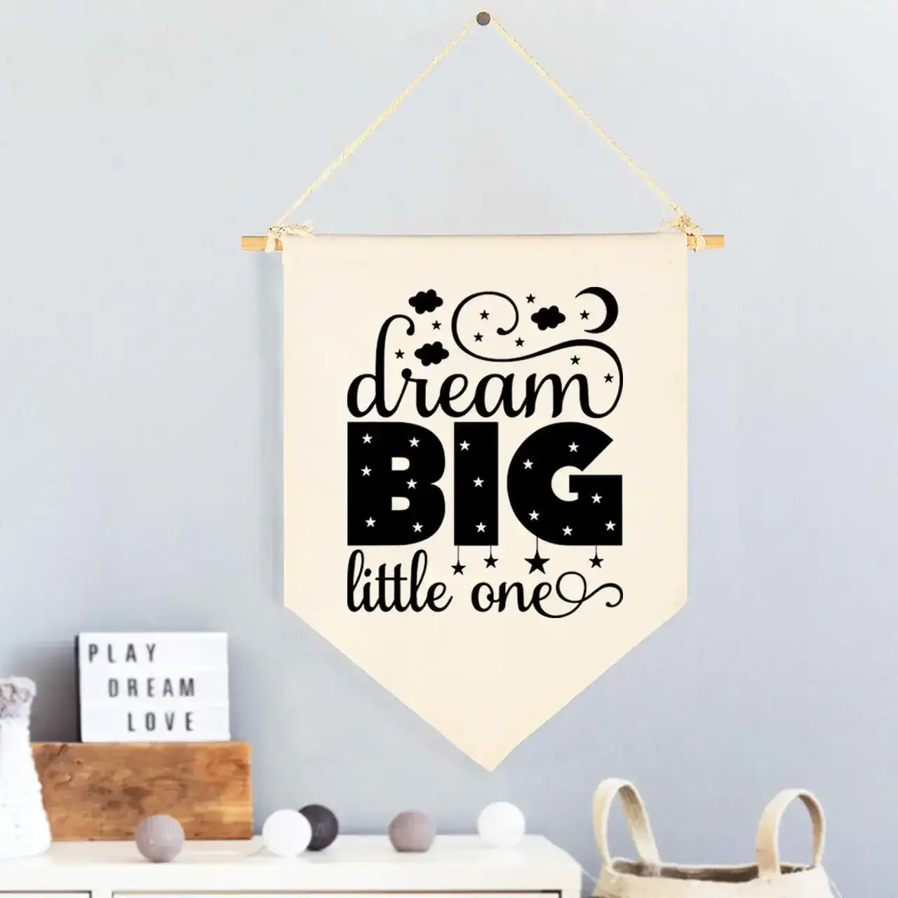 custom wall hanging- Baby shower decoration - WE PRINT