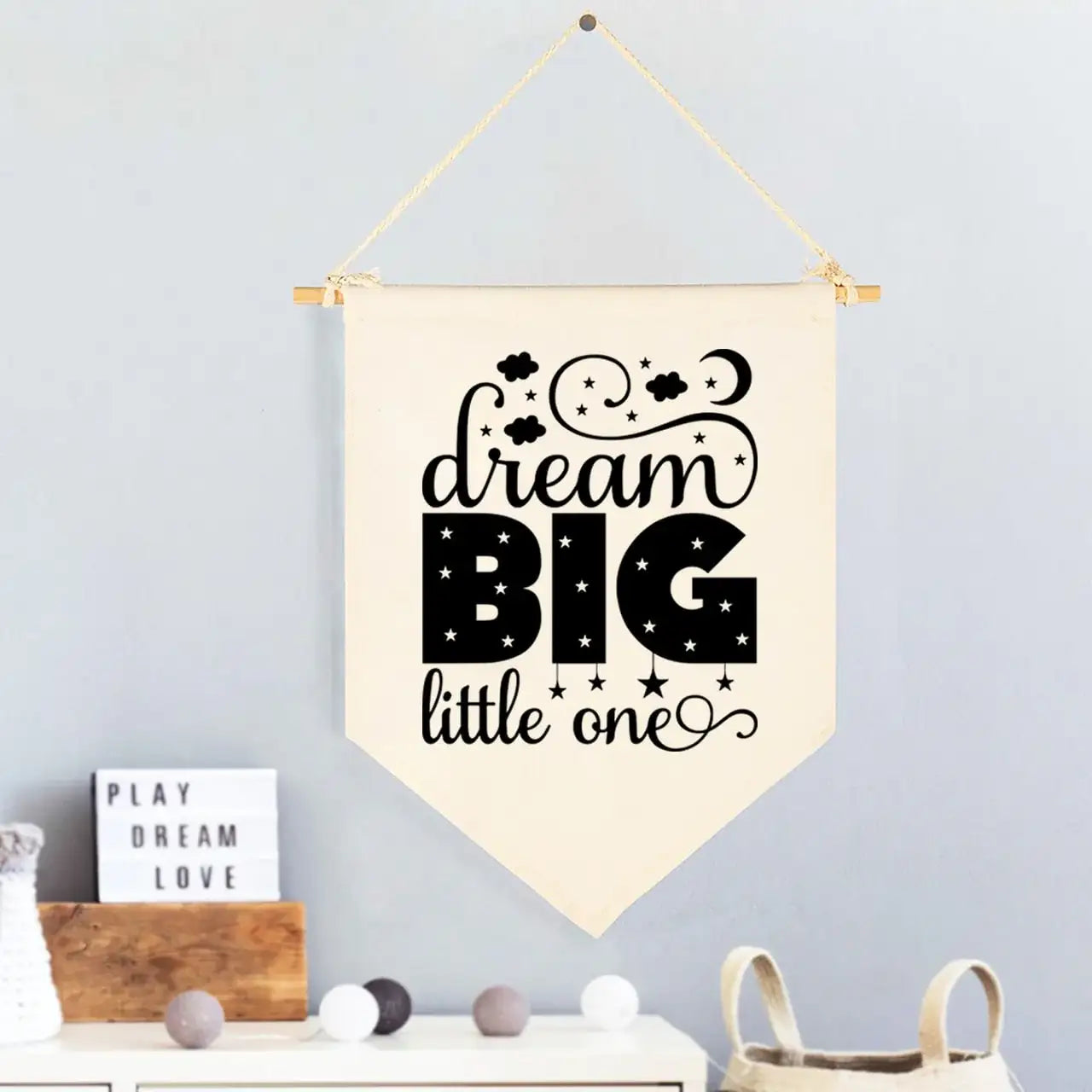custom wall hanging- Baby shower decoration - WE PRINT