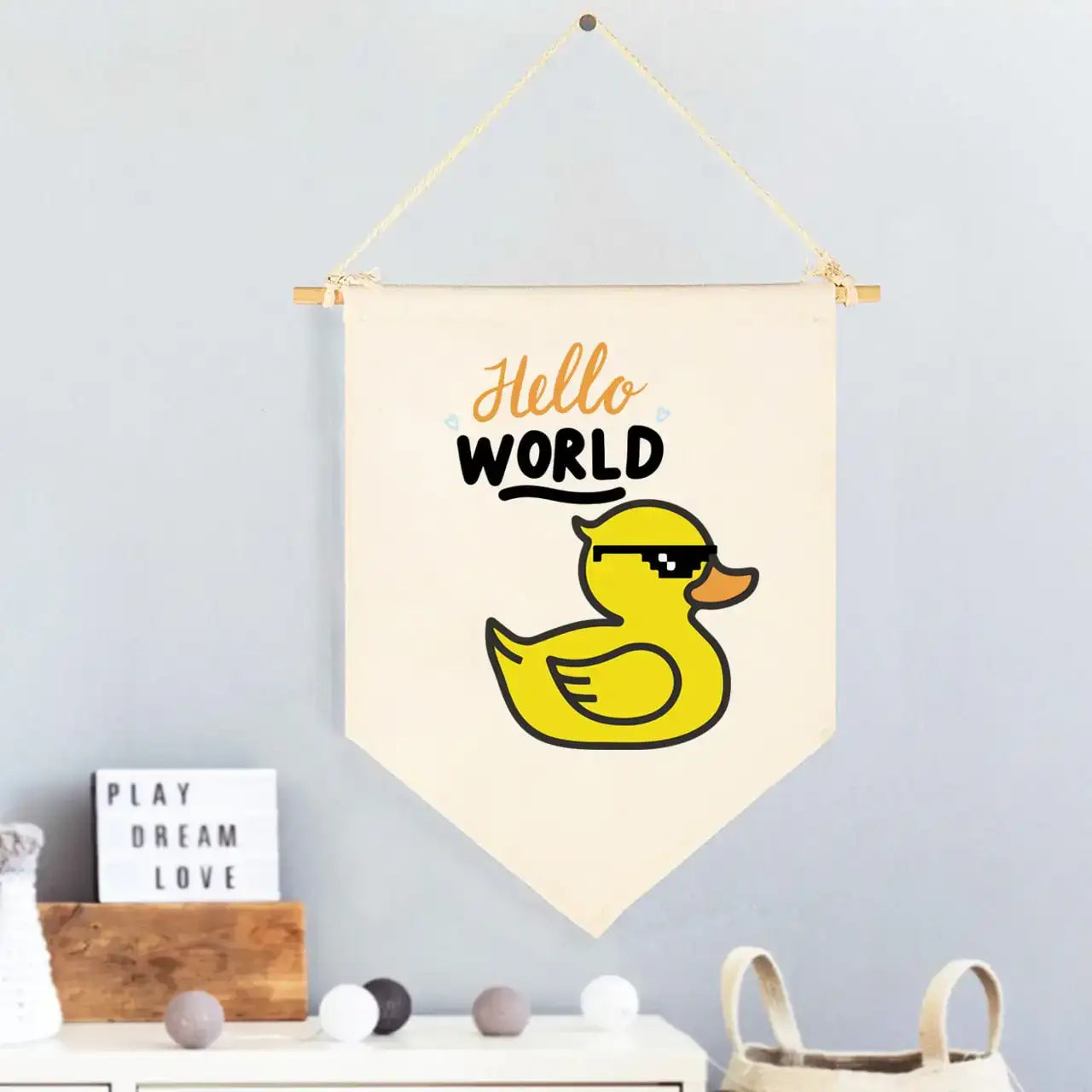 custom wall hanging- Baby shower decoration - WE PRINT