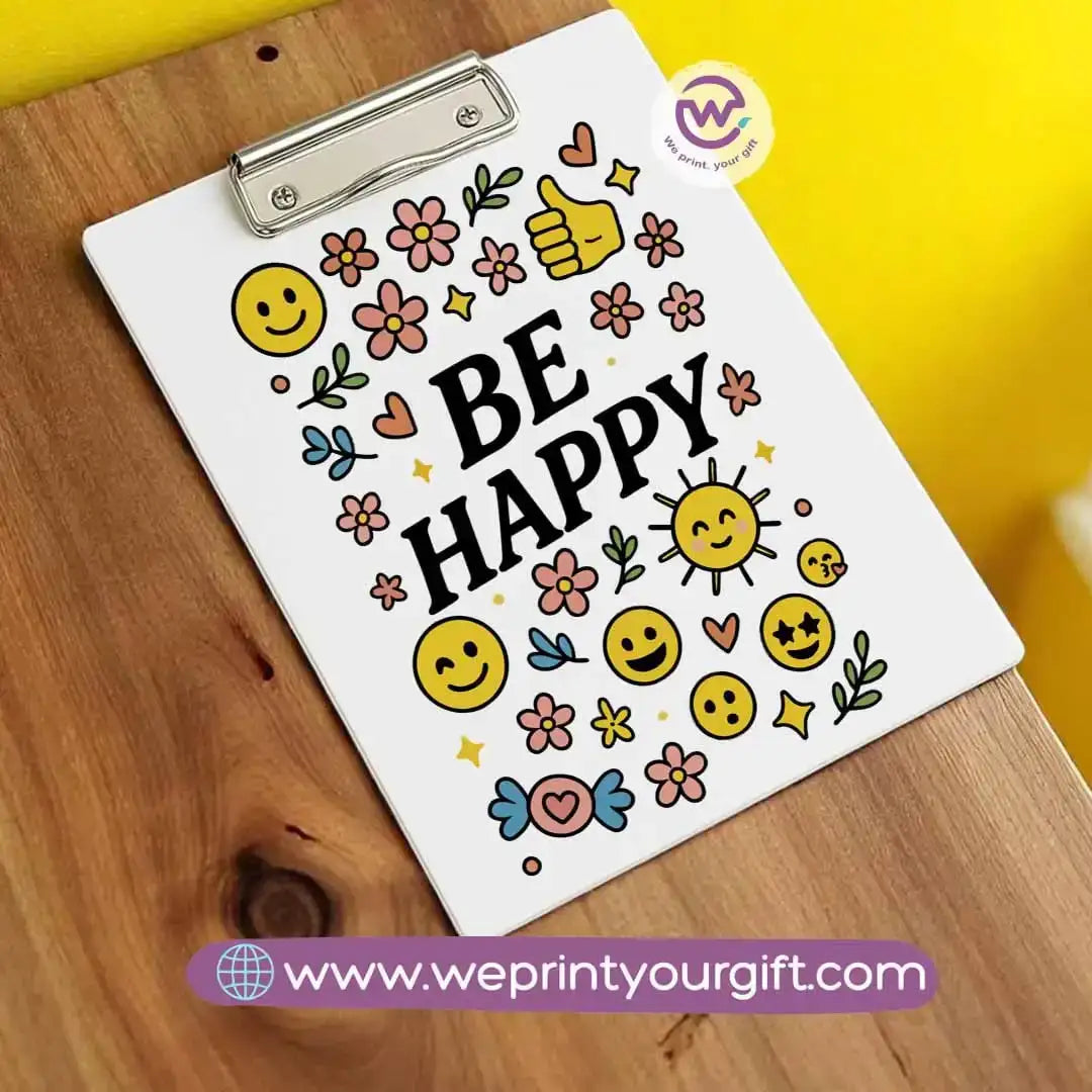 Clip board- Floral- Motivation - WE PRINT
