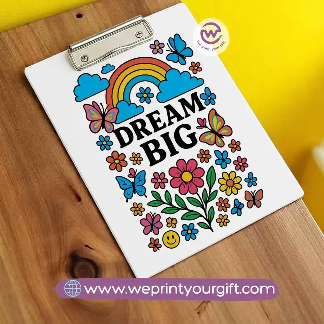 Clip board- Floral- Motivation - WE PRINT