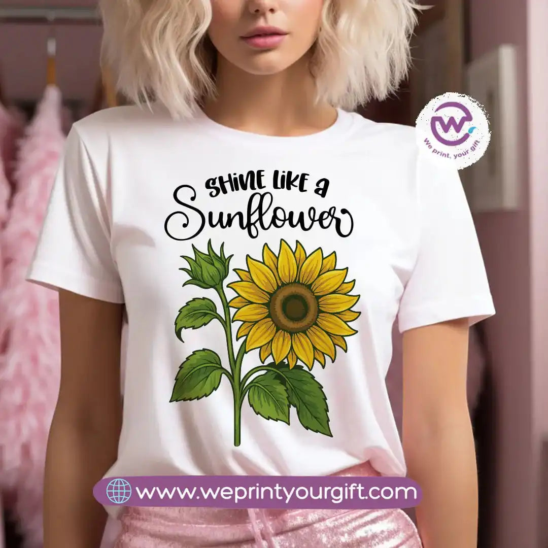 Customized T-shirt - Sunflower