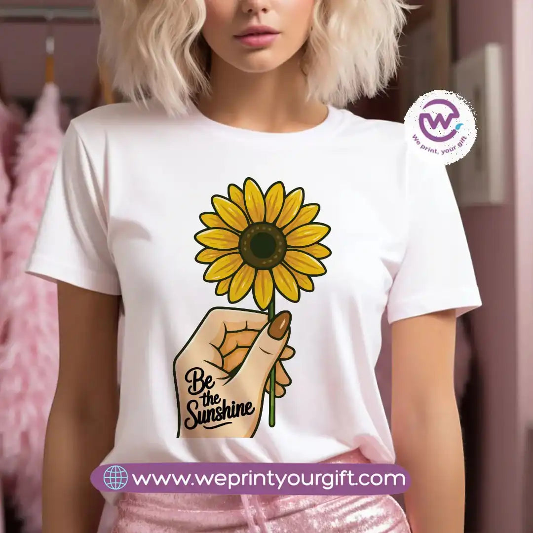 Customized T-shirt - Sunflower