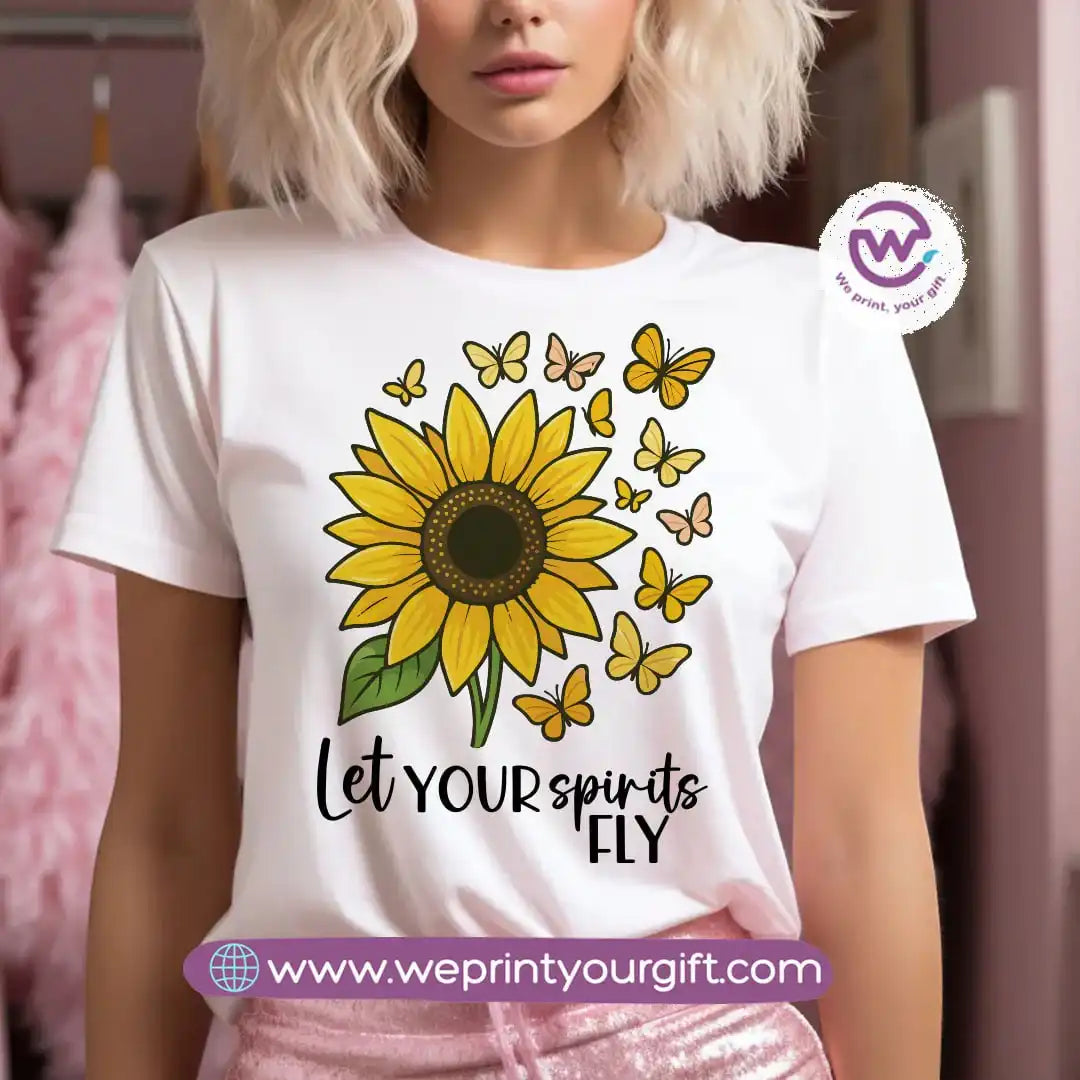 Customized T-shirt - Sunflower