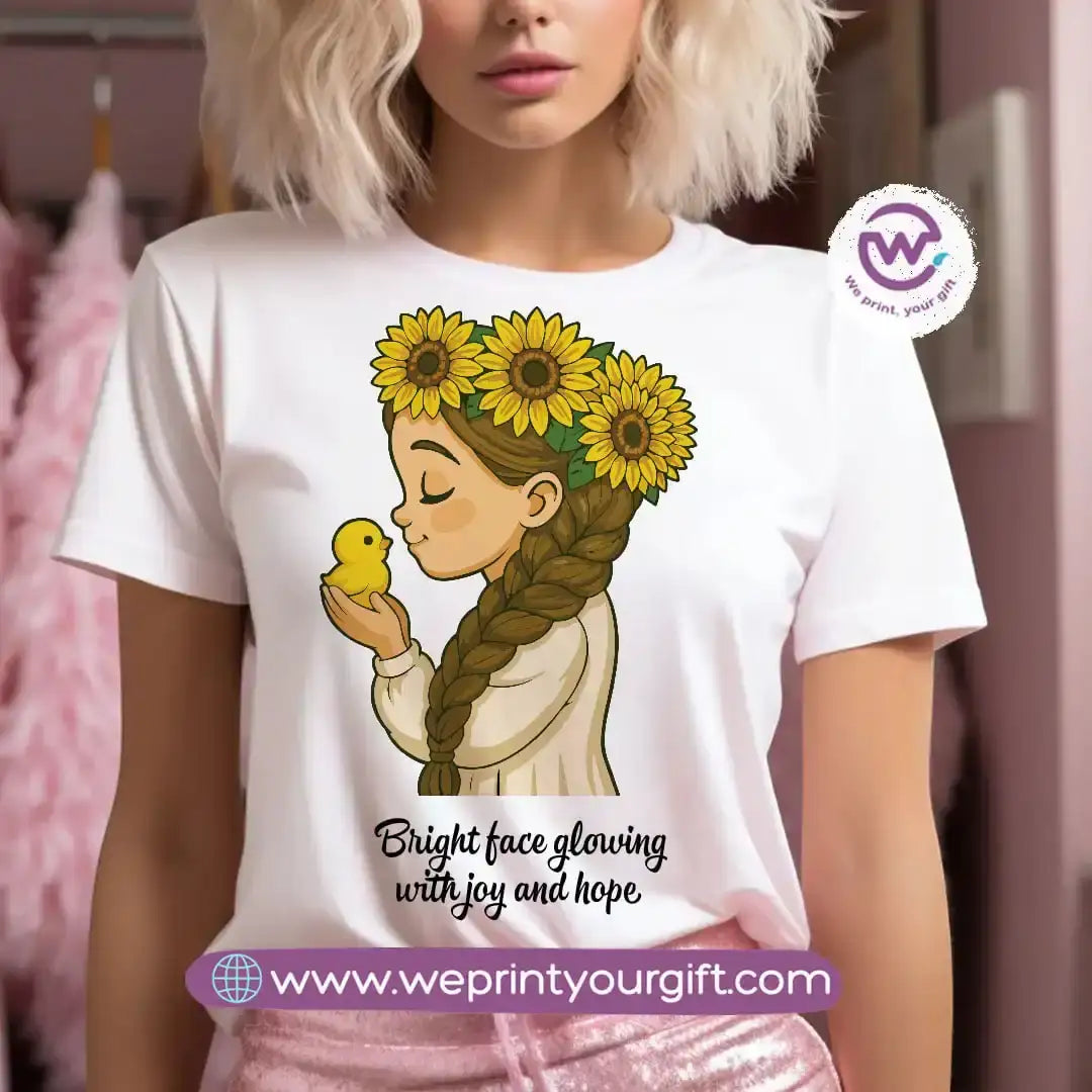 Customized T-shirt - Sunflower - WE PRINT