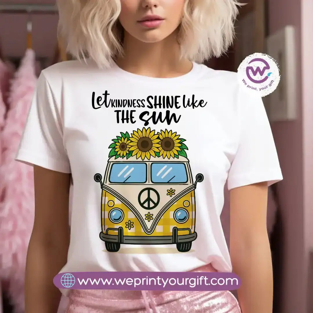 Customized T-shirt - Sunflower - WE PRINT