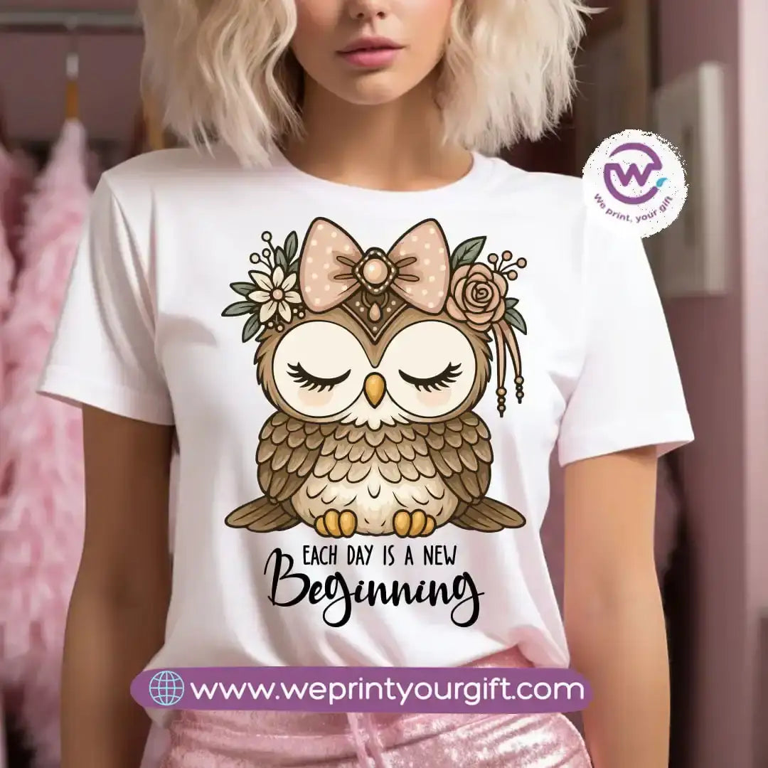 Customized T-shirt- Owl - WE PRINT