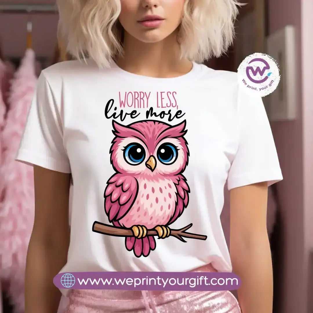 Customized T-shirt- Owl - WE PRINT