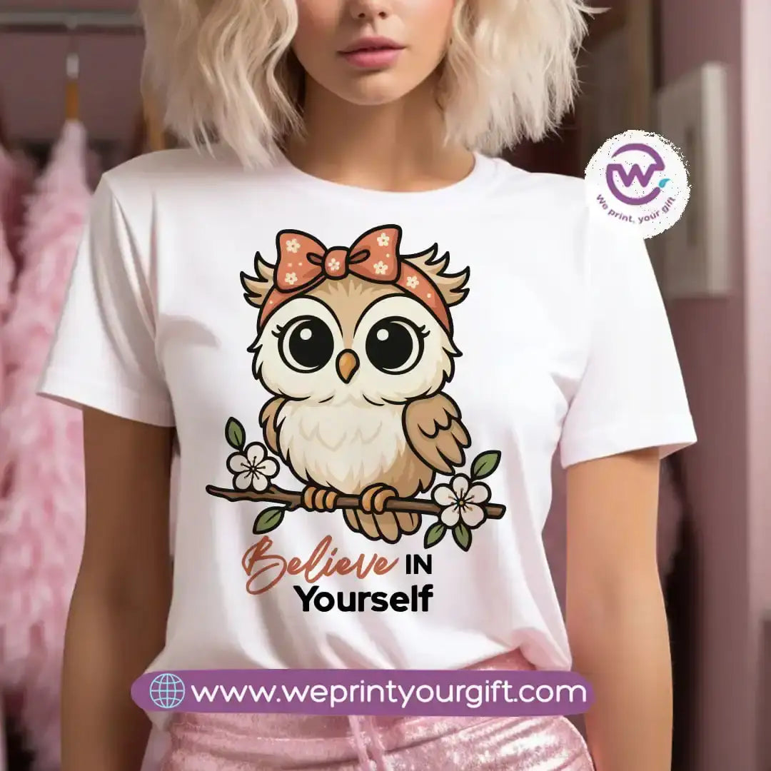 Customized T-shirt- Owl - WE PRINT