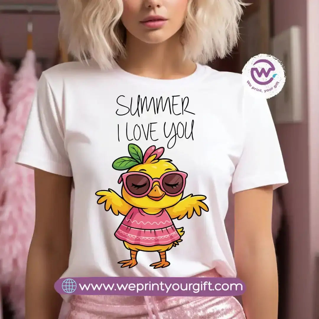 Customized T-shirt- Duck& sea - WE PRINT