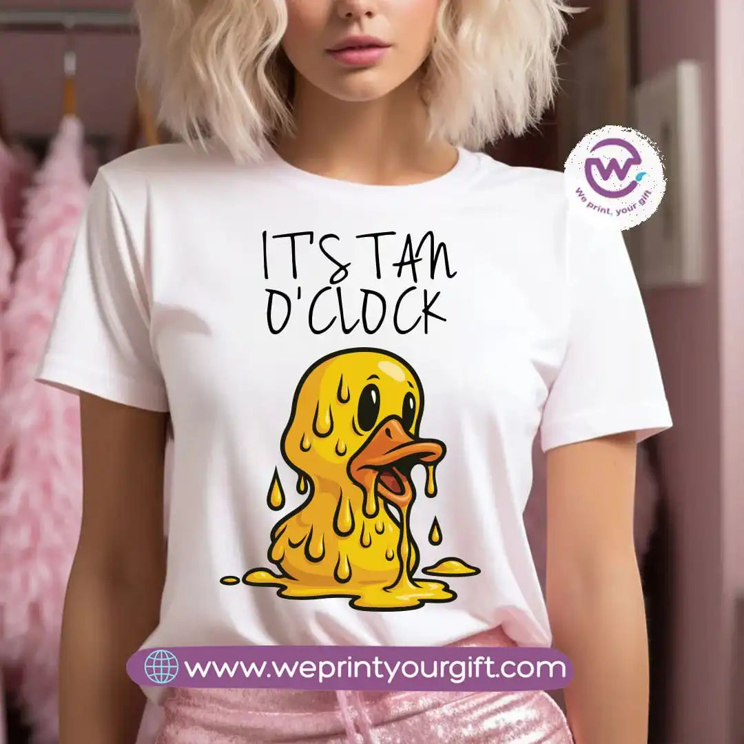 تي شيرت مخصص - بطة وبحر