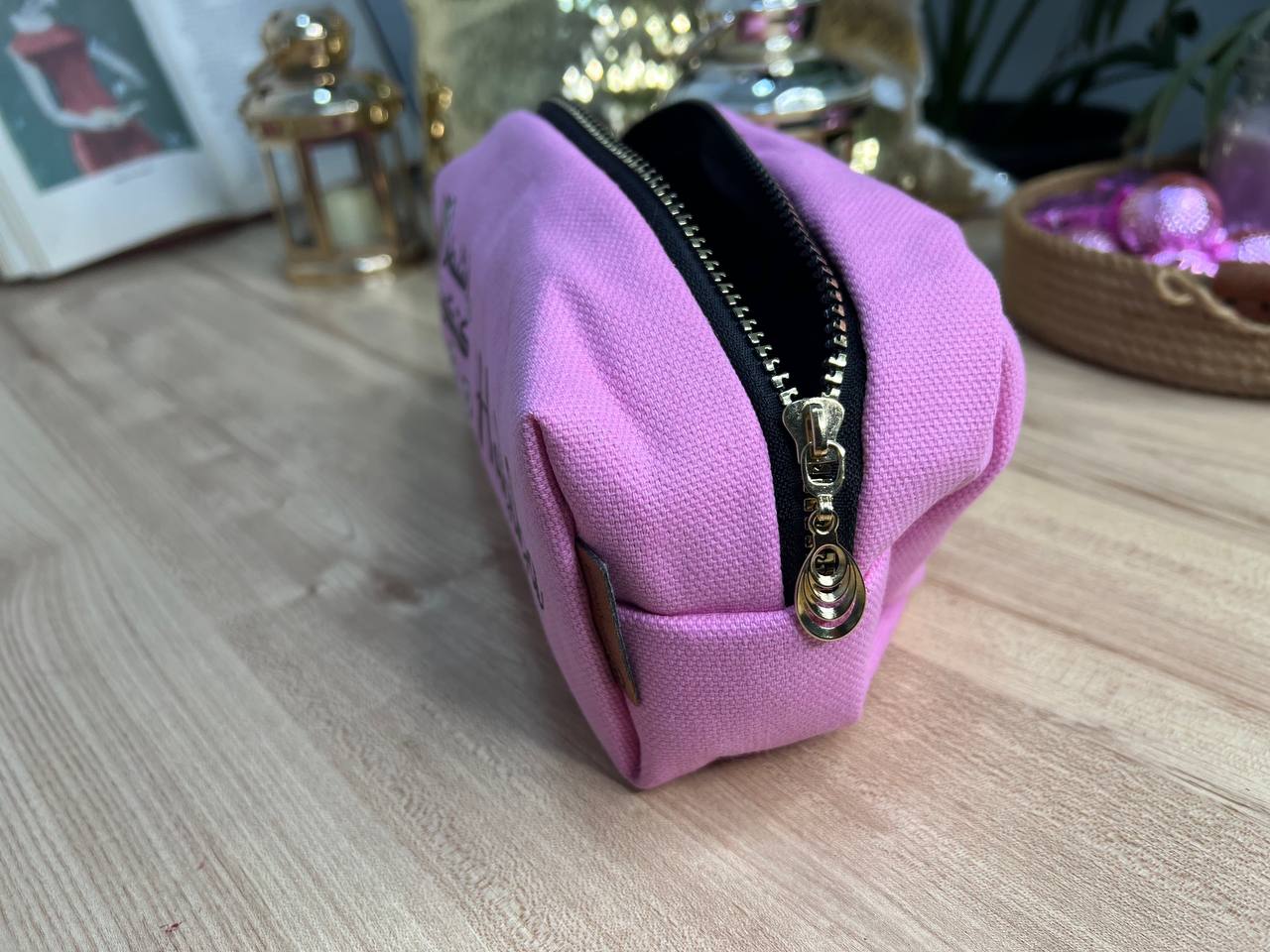 Boxy Makeup Bag- With Inner Lining - Buy 2 Get 1 Free