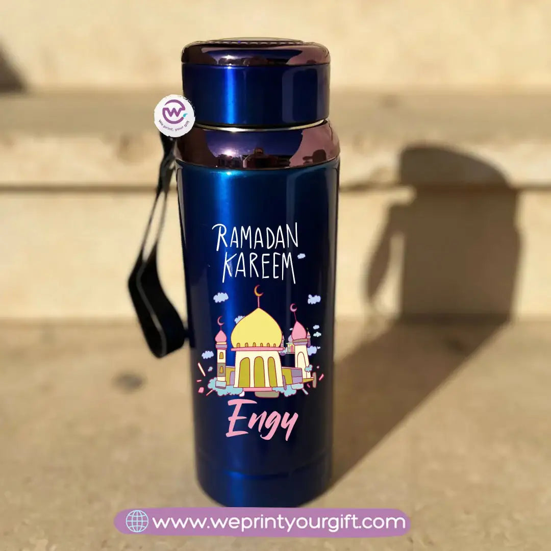 Thermal Bottle Stainless Steel with Infuser – 800ml | Ramadan Design - WE PRINT