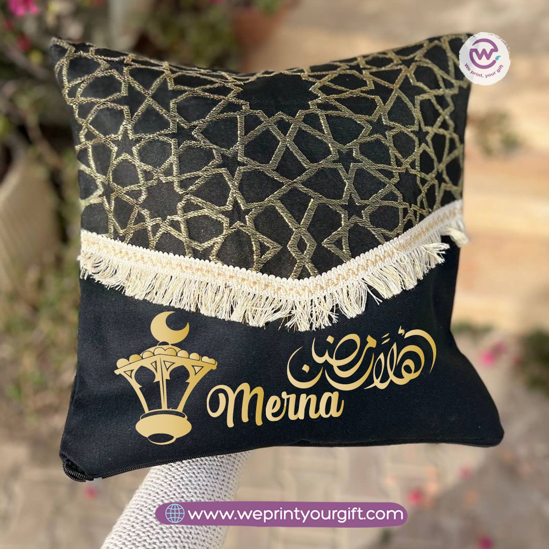 وسادة بنقوش إسلامية رمضانية – 40 × 40 سم