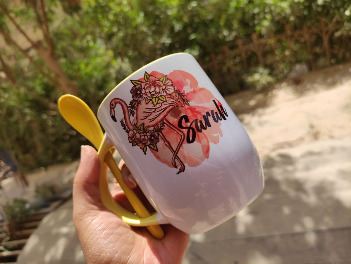Premium Custom Mug with Spoon - Buy 2 Get 1 Free