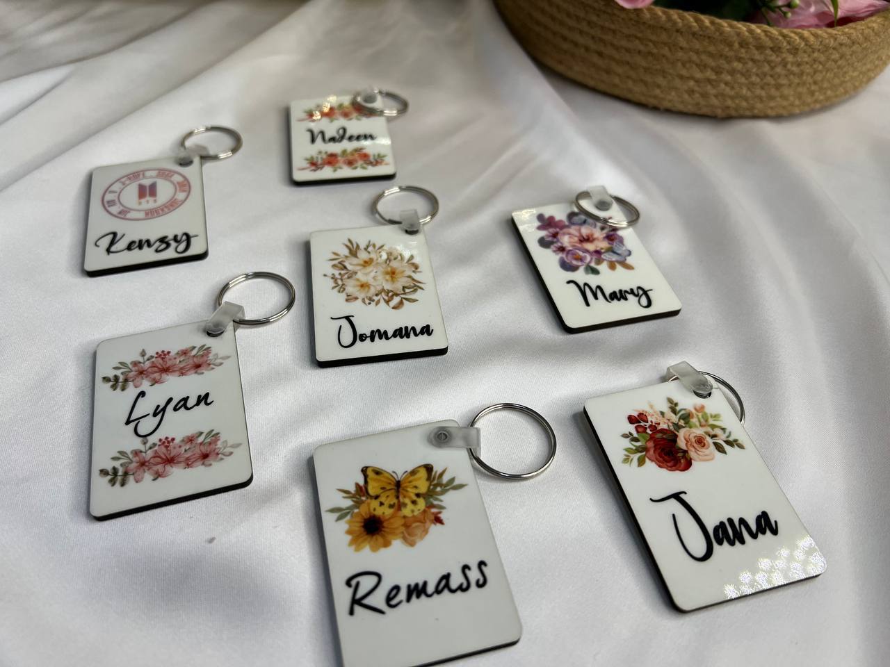 سلسلة مفاتيح خشبية - خيارات التخصيص