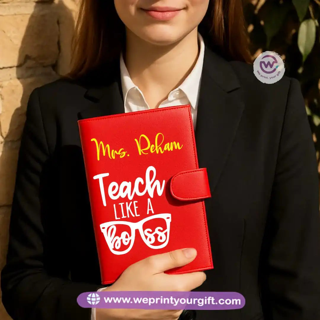 leather wallet for women- Teacher