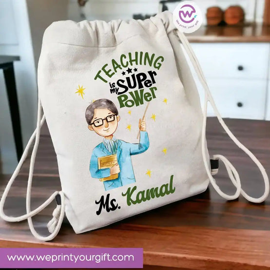 Drawstring Bag- Teacher