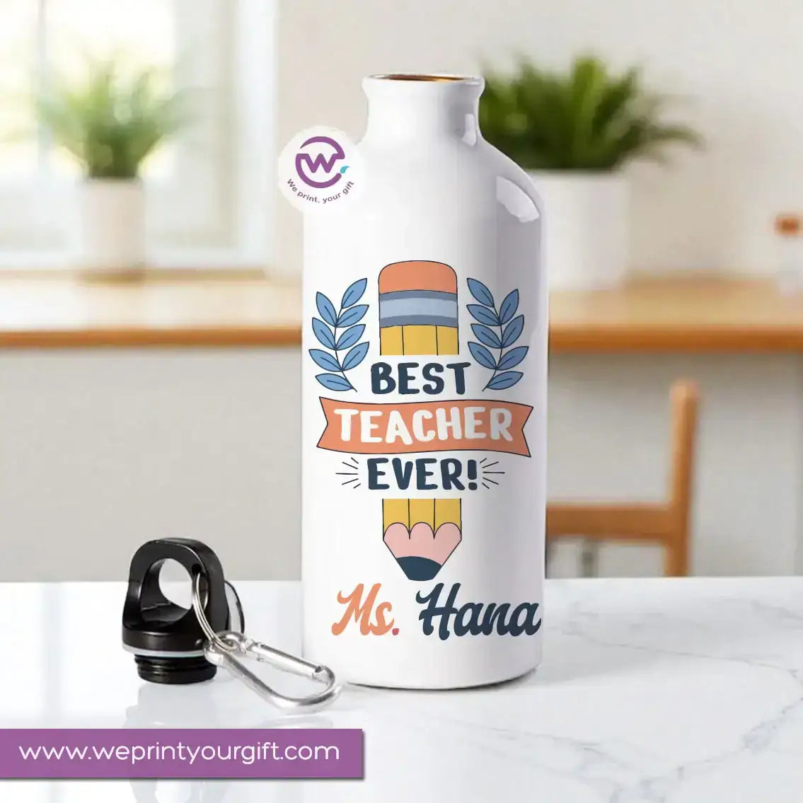 Teacher Water Flask - WE PRINT
