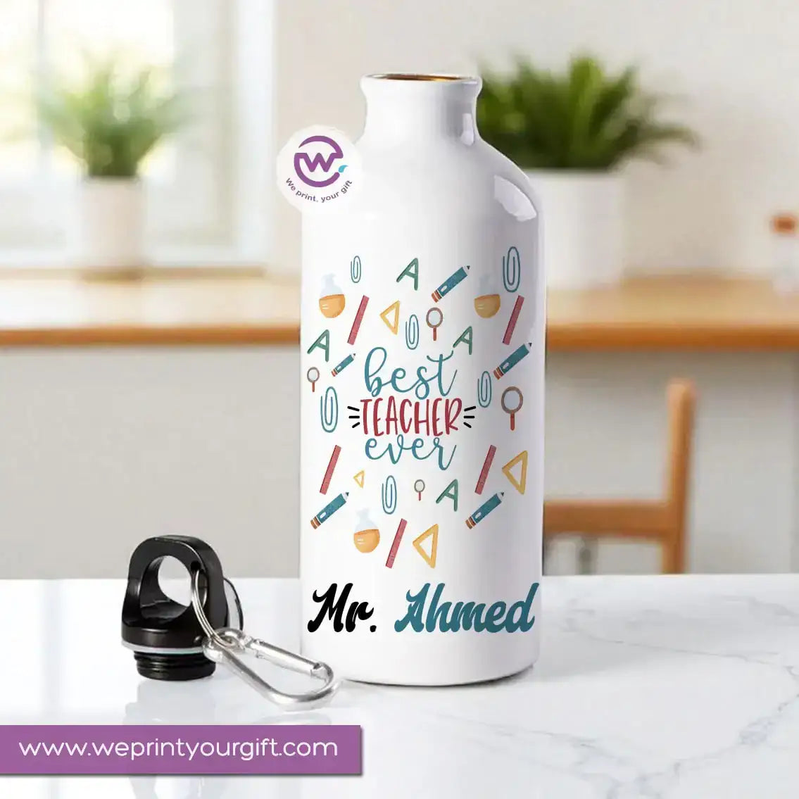 Teacher Water Flask - WE PRINT