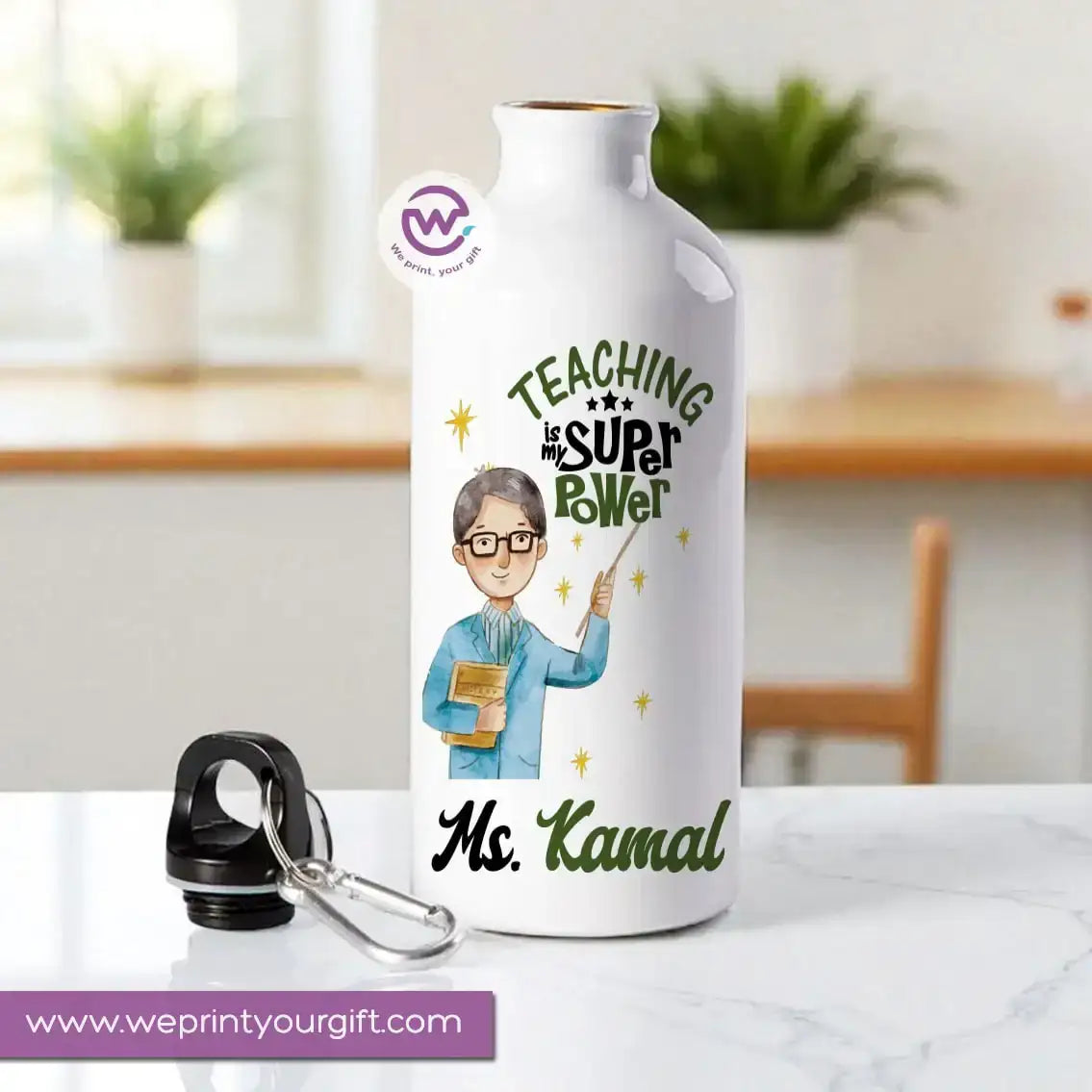 Teacher Water Flask - WE PRINT