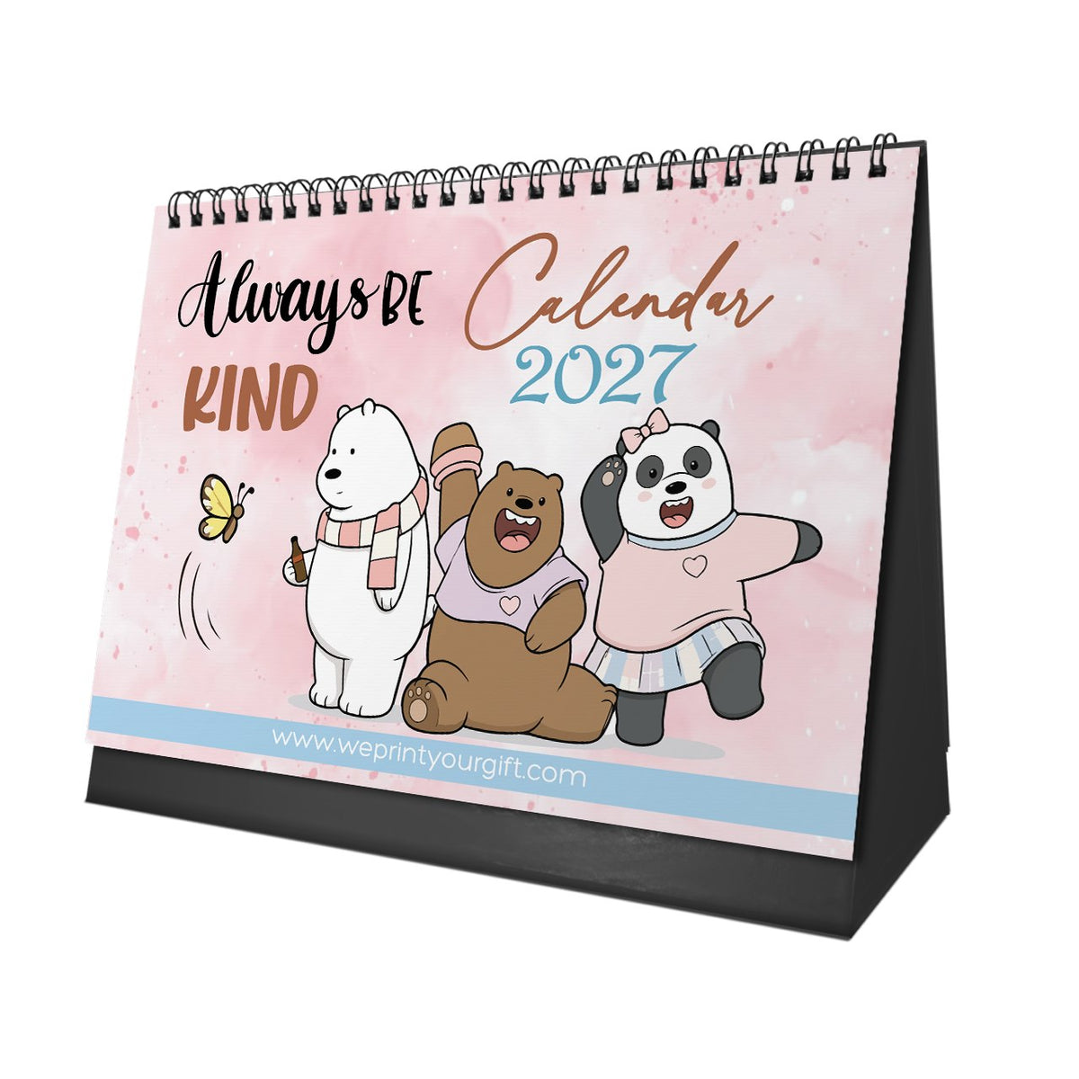 We Bare Bears 2027 Desk Calendar – A Year with Your Favourite Trio