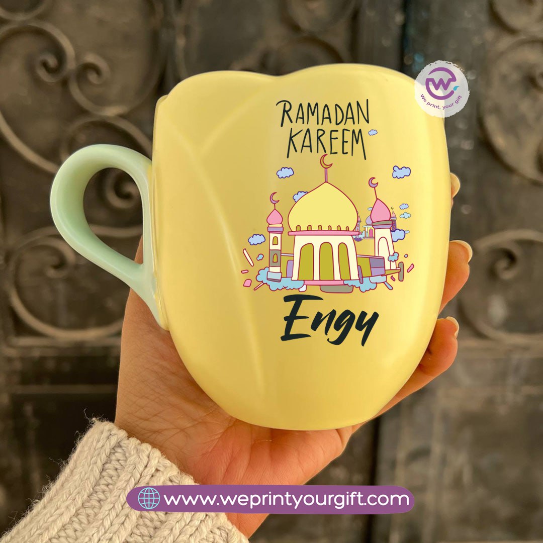 Tulip Flower Mug – 300 ml | Ramadan Design