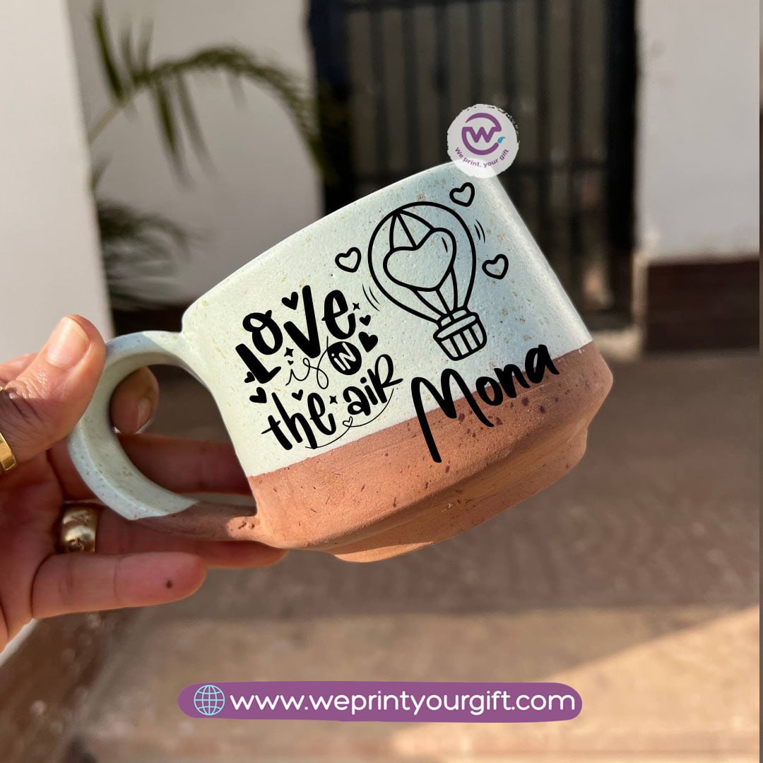 The Earth Pottery Mug – Handmade | 300 ml | Valentine’s Day Designs