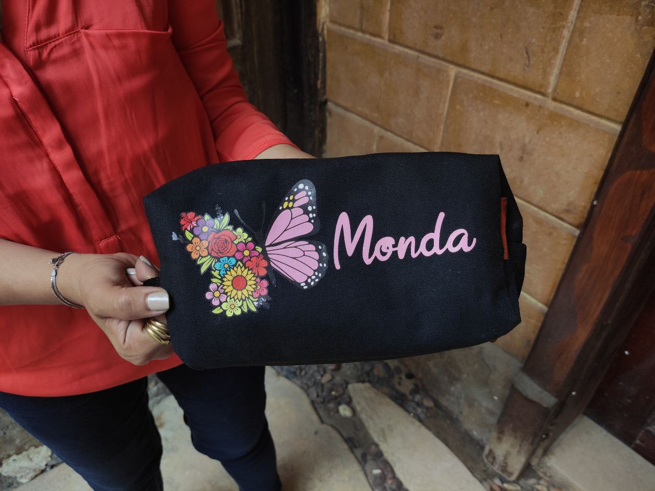 Boxy Makeup Bag- With Inner Lining - Buy 2 Get 1 Free