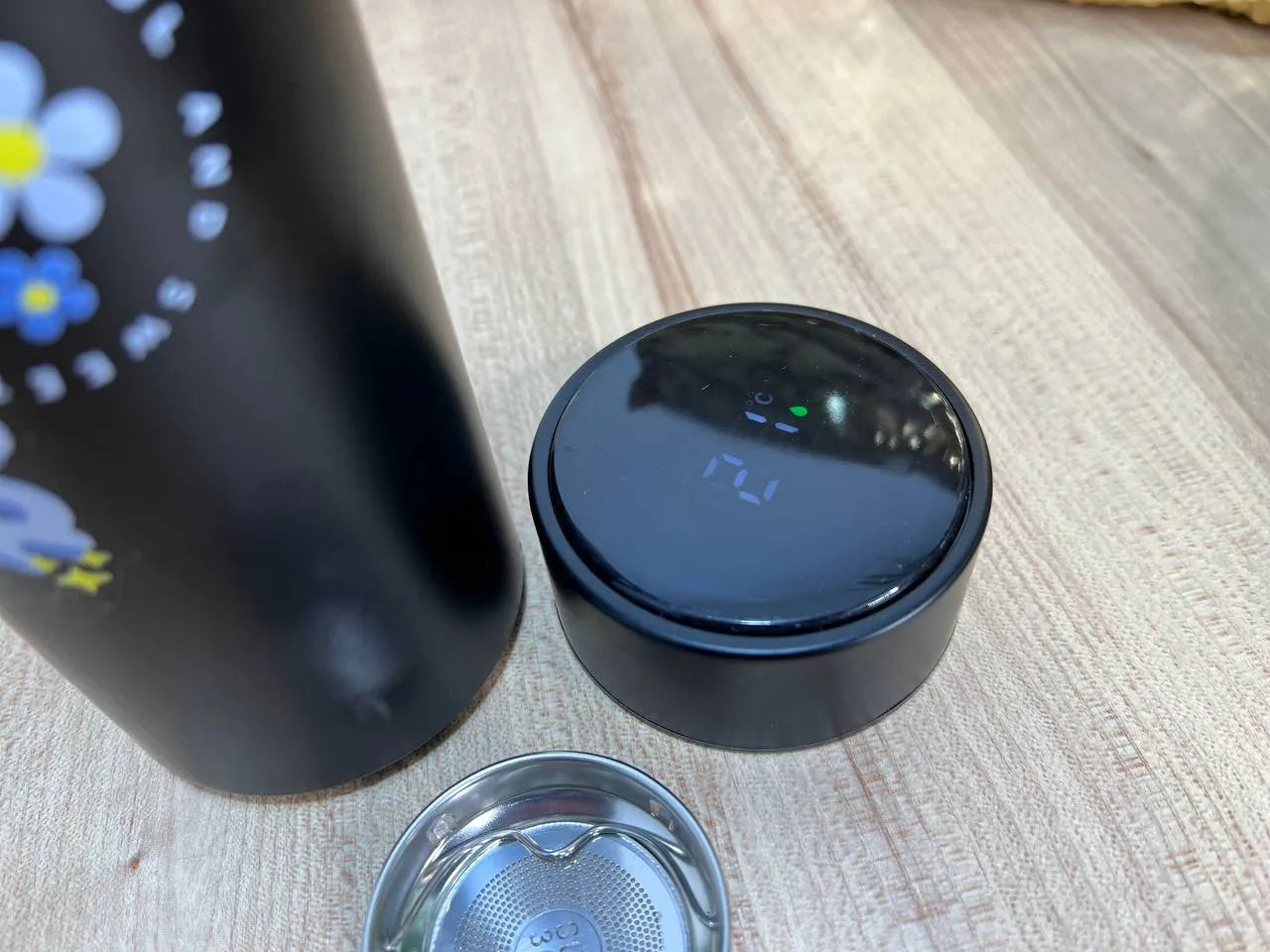 Digital Stainless Steel Thermos with Touch Screen –Sticker Print-Buy 2 Get 1 free - WE PRINT