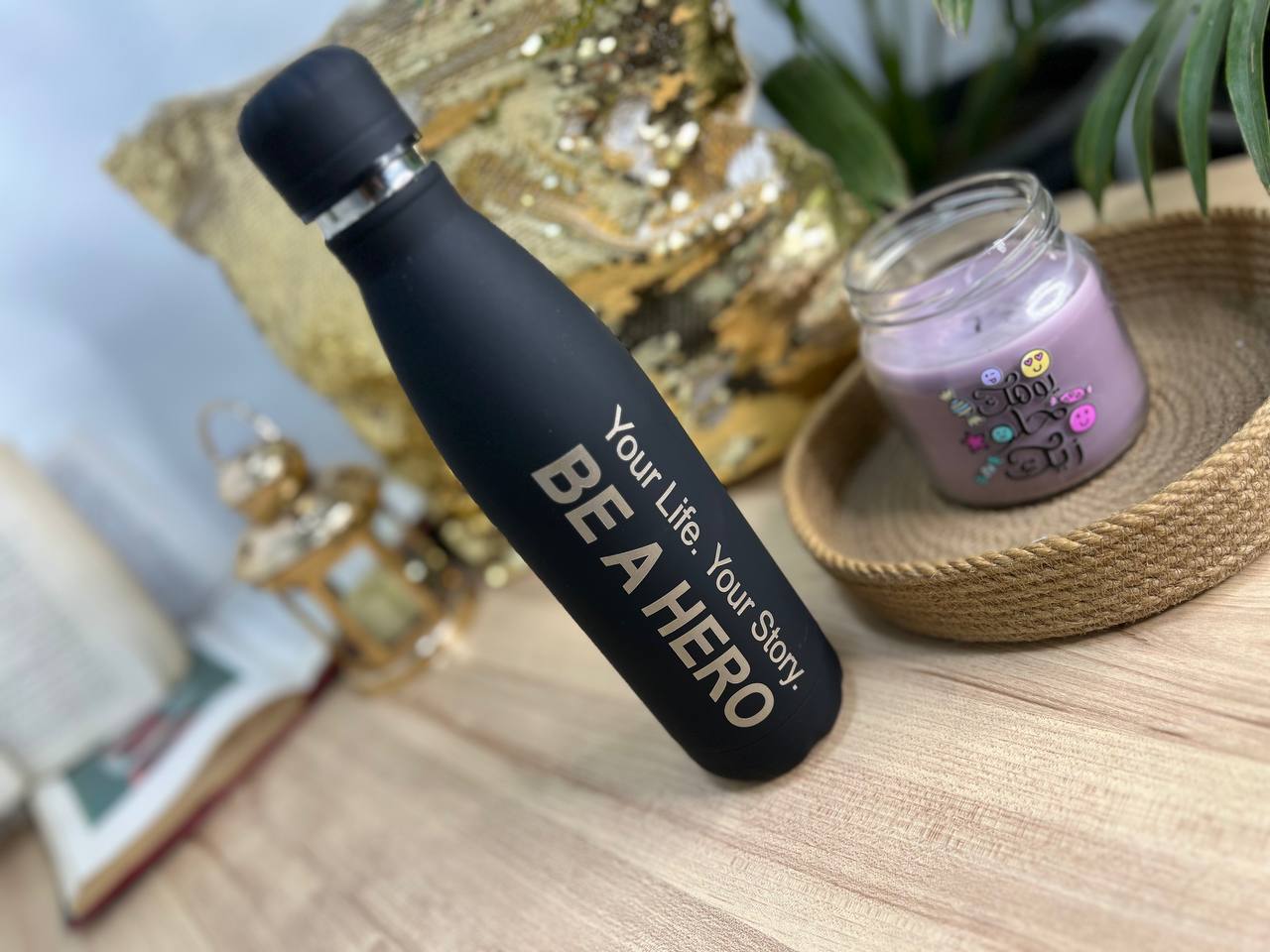 Black Thermal Water Flask- Buy 2 Get 1 Free - WE PRINT