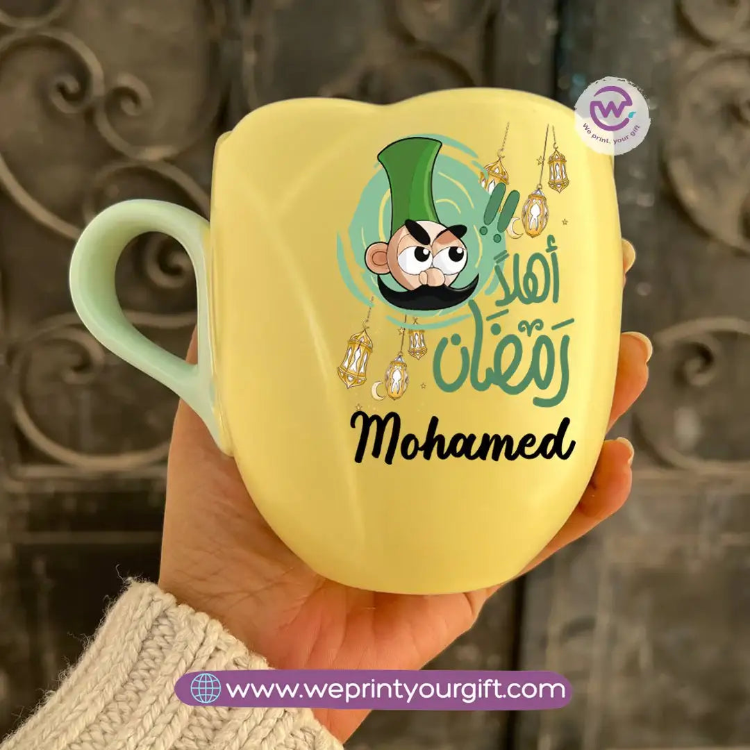 Tulip Flower Mug – 300 ml | Ramadan Design - WE PRINT