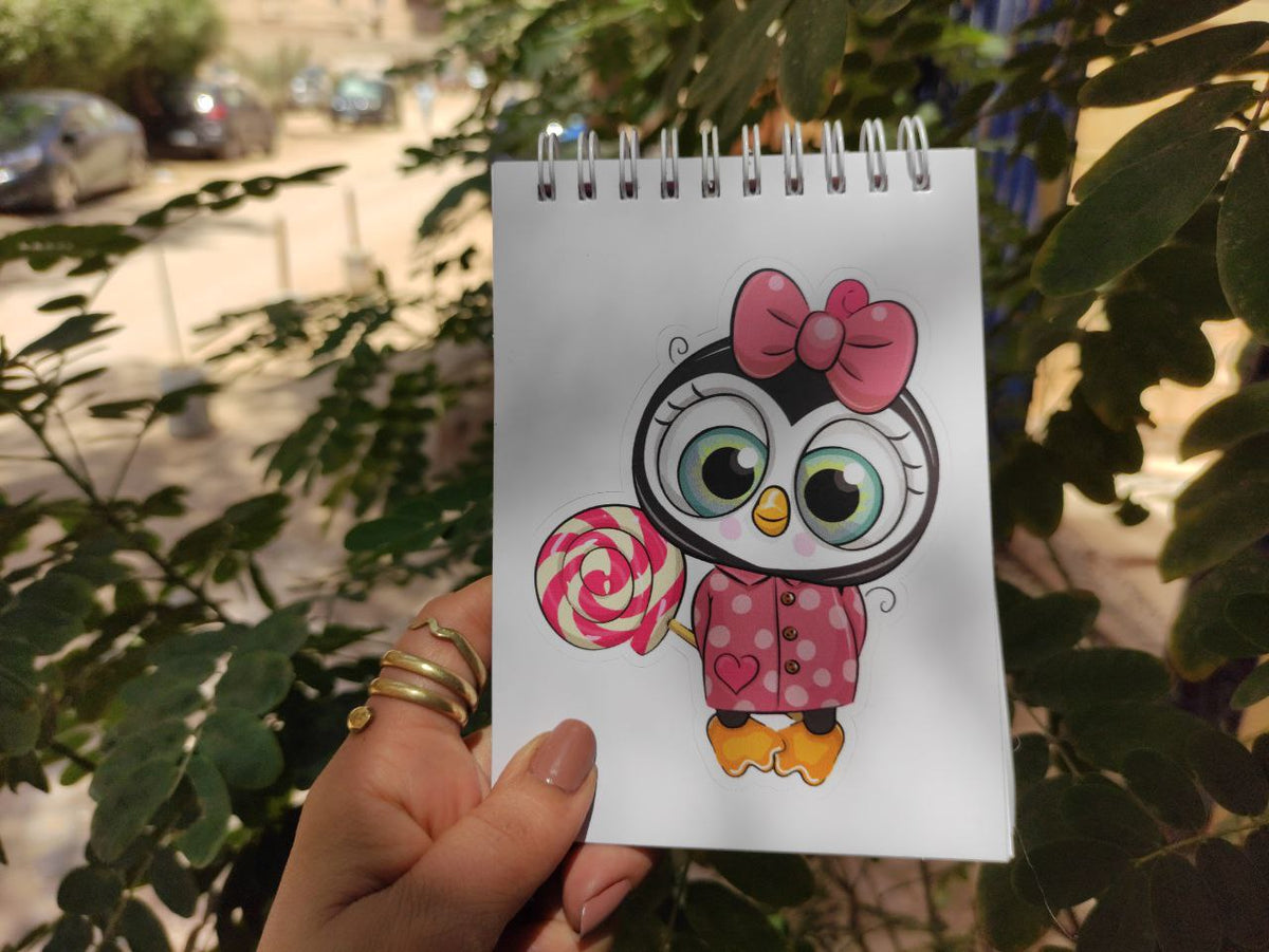 ملصق - كتاب - بومة