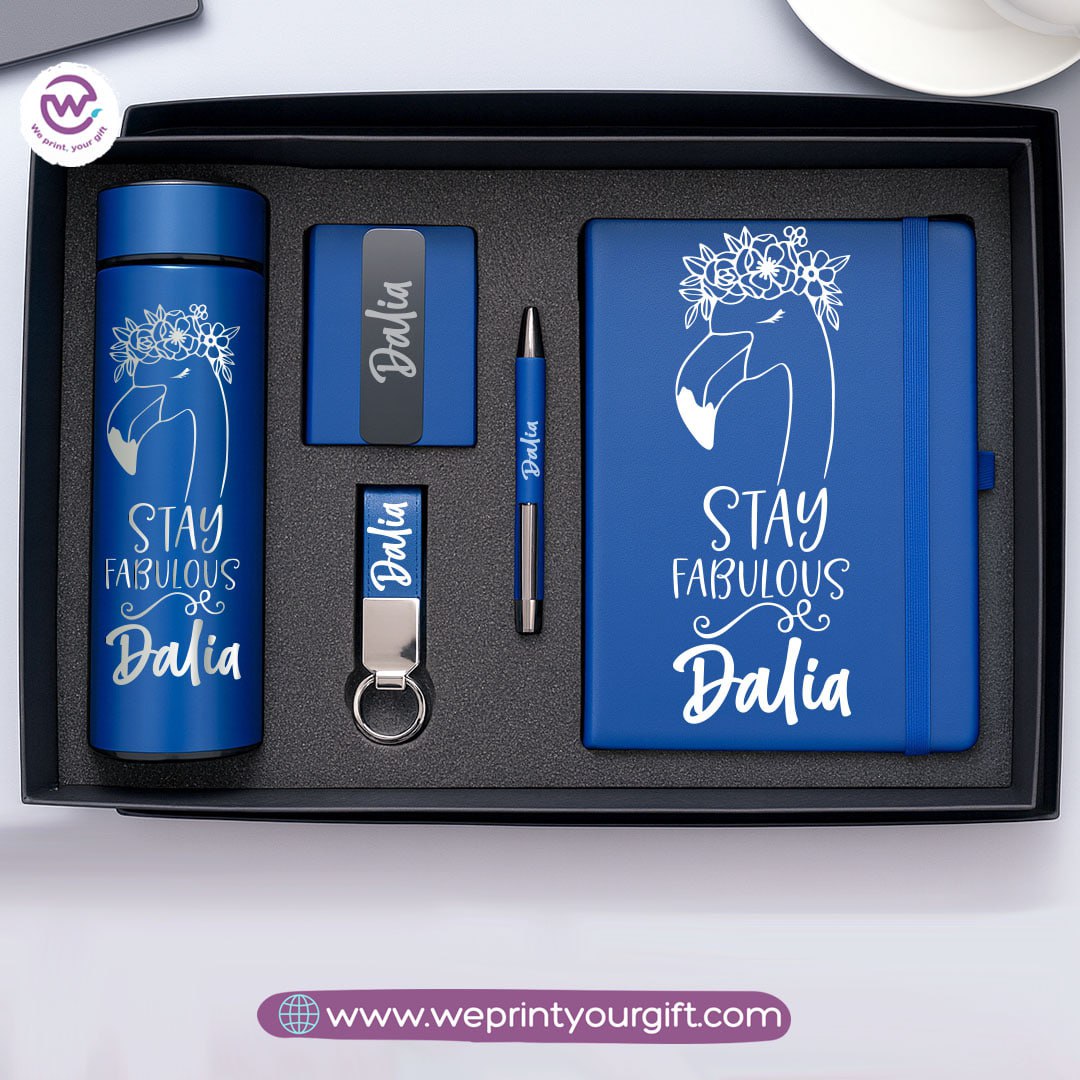 Luxury Personalized Gift Box – 5-Piece Customized Set with Name | We Print Your Gift