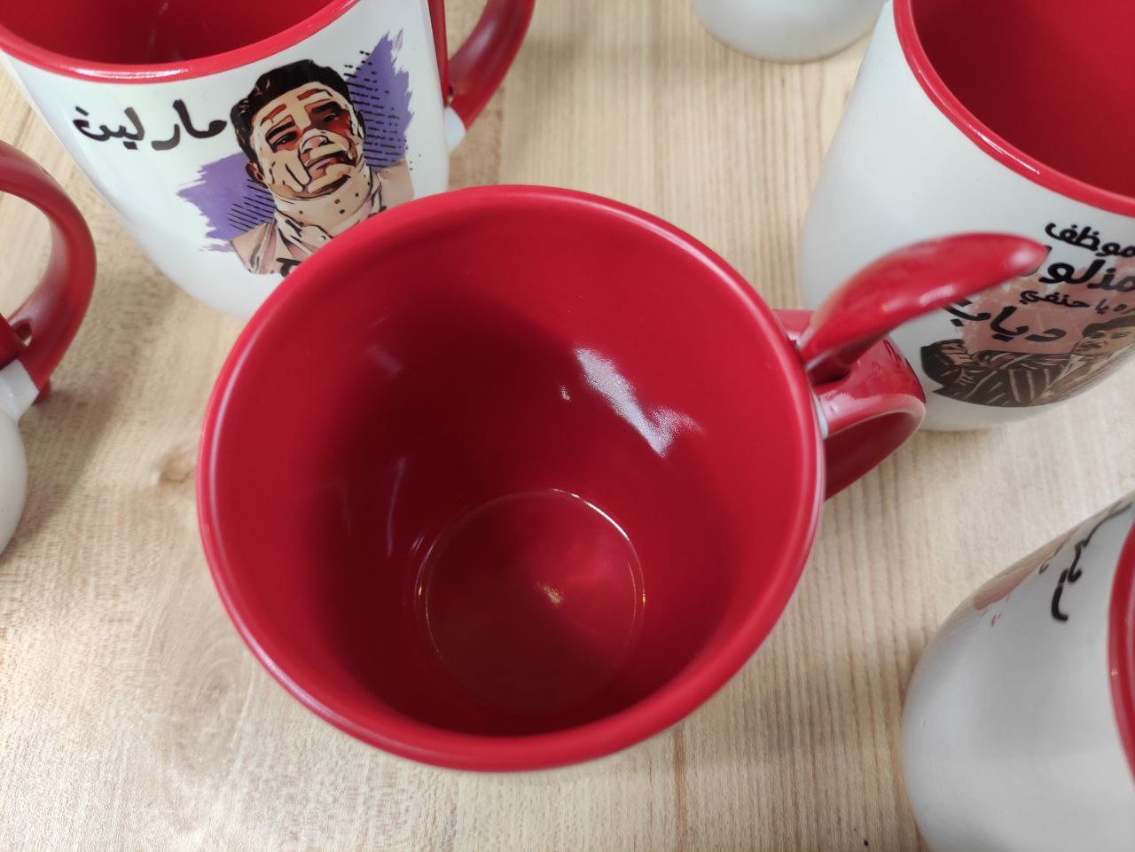 Red Mug with Spoon- Buy 2 get 1 Free - WE PRINT