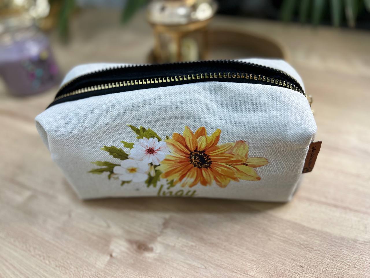 Boxy Makeup Bag- With Inner Lining - Buy 2 Get 1 Free