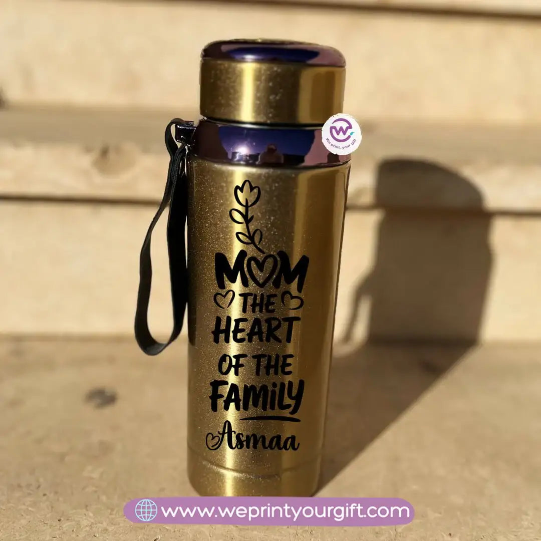 Thermal Bottle Stainless Steel with Infuser – 800ml | Mother’s Day Floral Design - WE PRINT