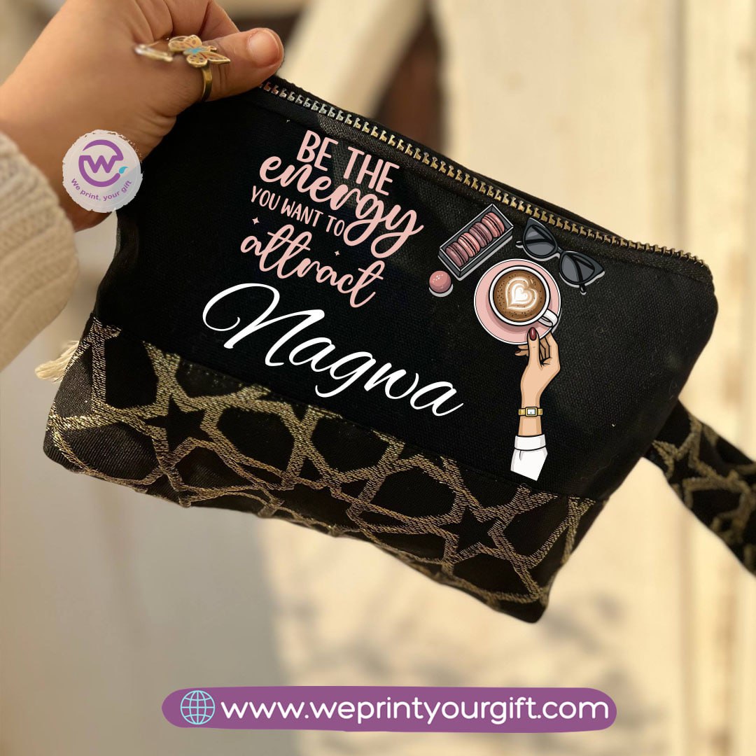 Pencil Case with Islamic Patterns & Tassels | Motivational Digital Art Designs – 17 × 23 cm