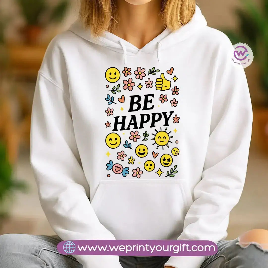 Motivational Doodle Hoodie – Cotton Melton Unisex - WE PRINT