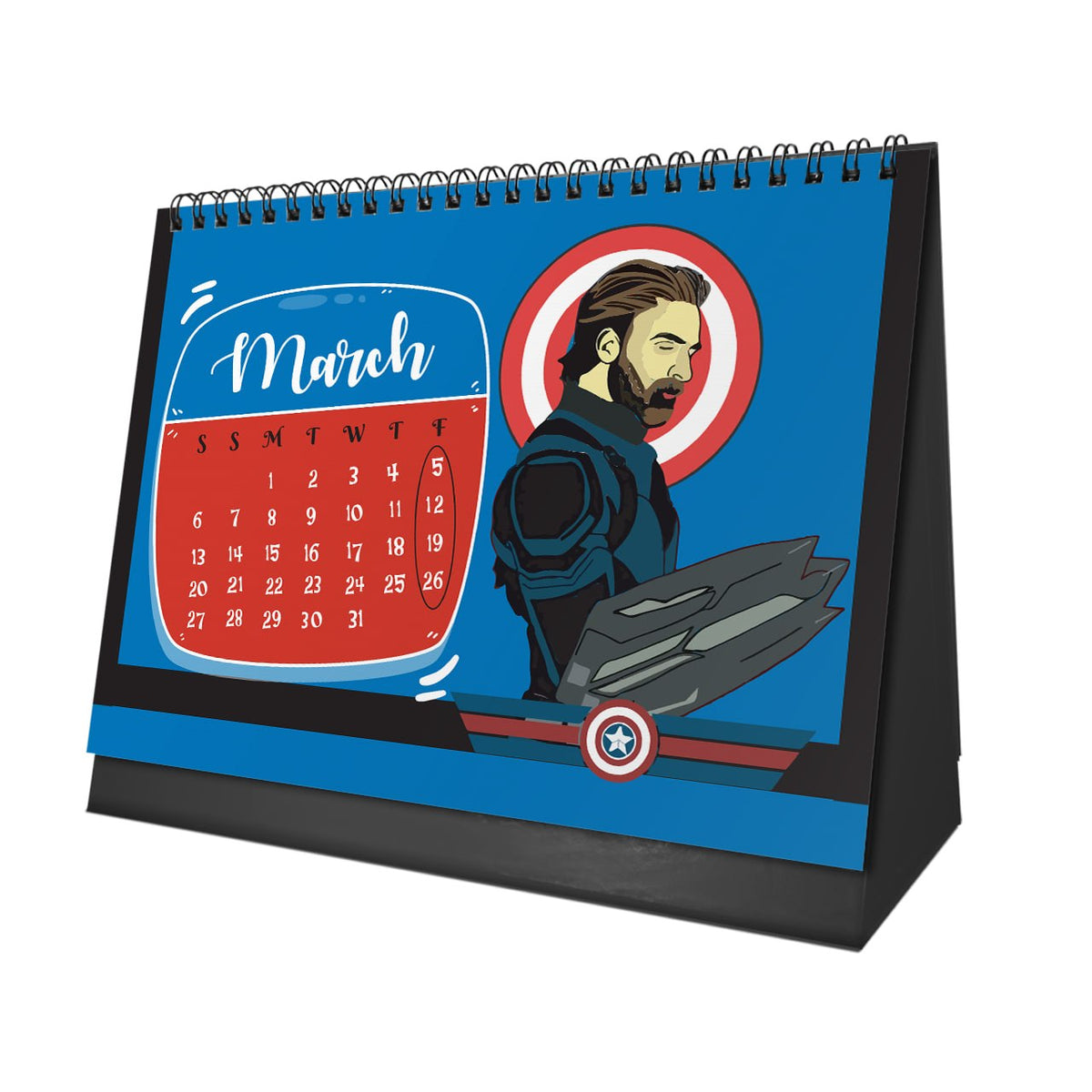 Superhero 2027 Desk Calendar – Comic Legends Throughout the Year