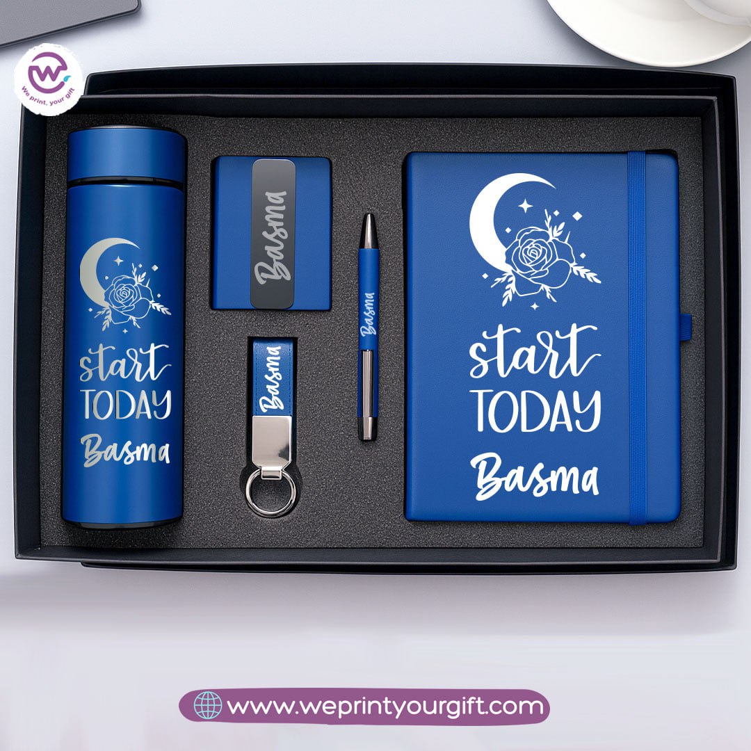 Luxury Personalized Gift Box – 5-Piece Customized Set with Name | We Print Your Gift