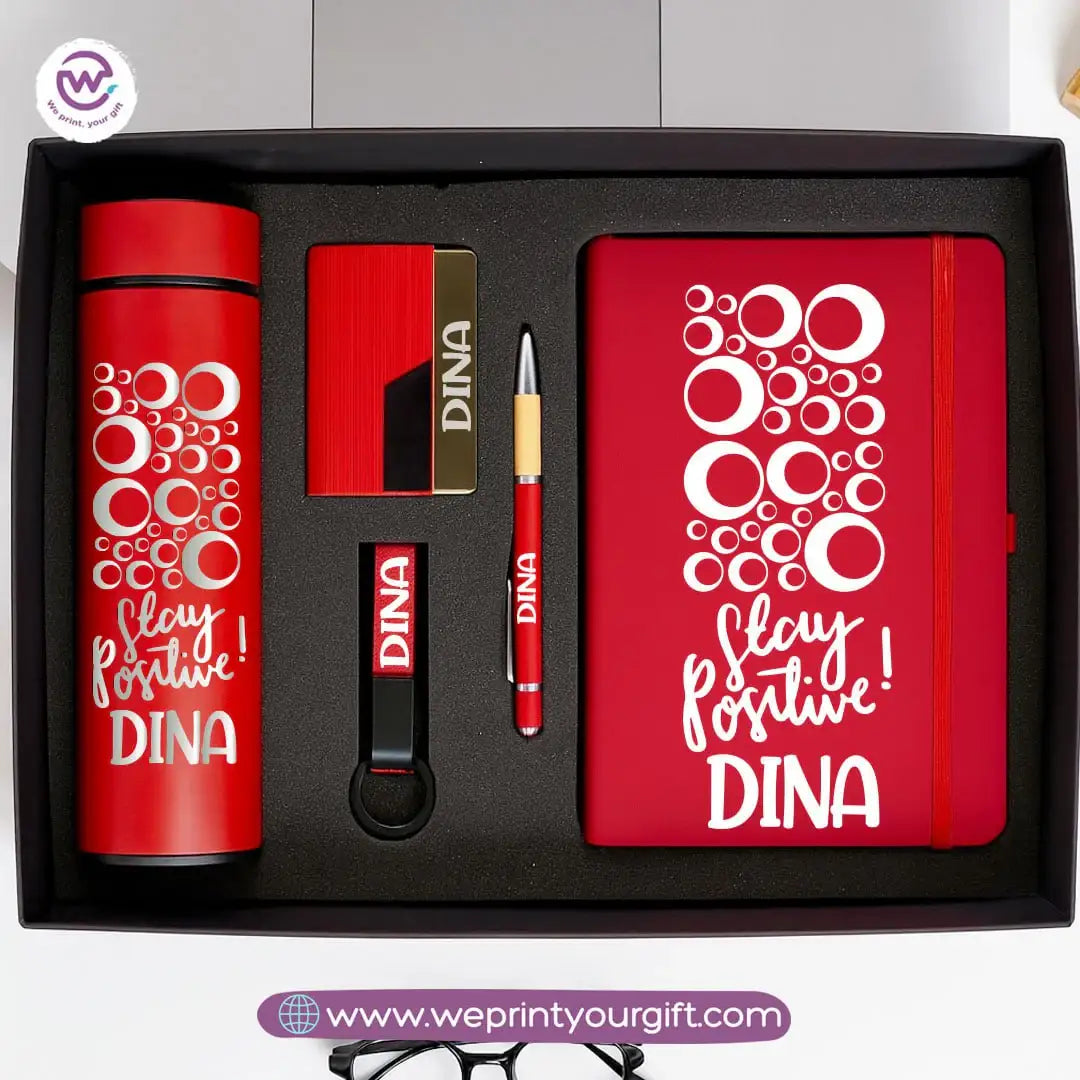 Personalized Motivational Gift Set with Name – Luxury 5-Piece Box | We Print Your Gift - WE PRINT