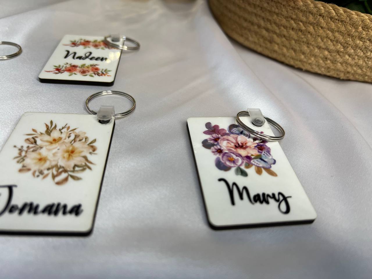 سلسلة مفاتيح خشبية - خيارات التخصيص