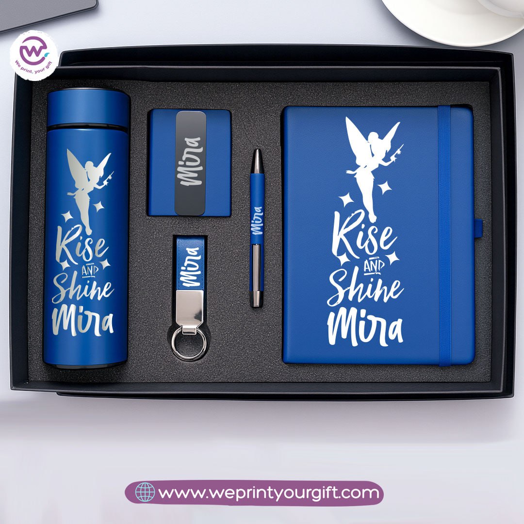 Luxury Personalized Gift Box – 5-Piece Customized Set with Name | We Print Your Gift