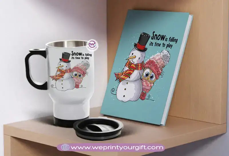 Christmas Notebook & Travel Mug Set – Festive Personalized Gift | We Print Your Gift - WE PRINT