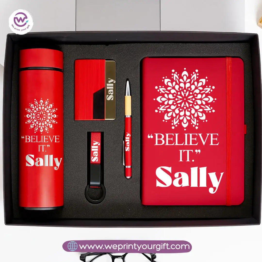 Personalized Motivational Gift Set with Name – Luxury 5-Piece Box | We Print Your Gift - WE PRINT