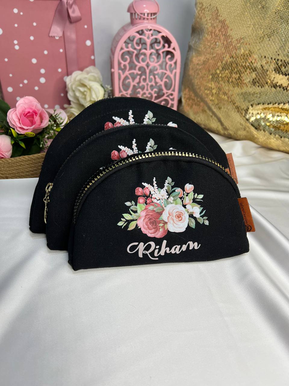 Custom 3-Piece Makeup Pouch Set - Buy 2 Get 1 Free