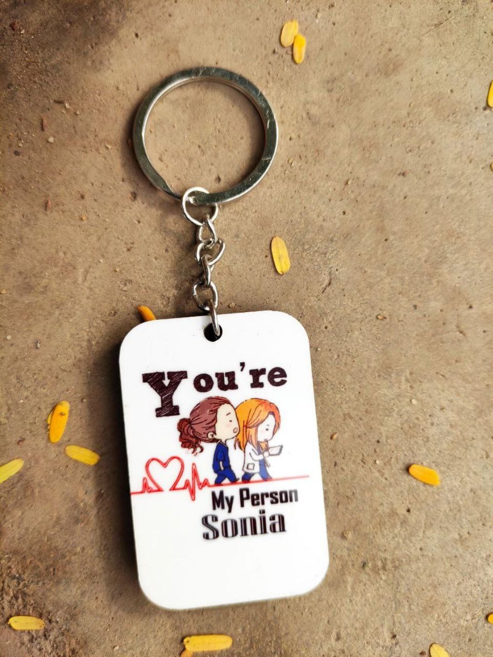 سلسلة مفاتيح خشبية - خيارات التخصيص