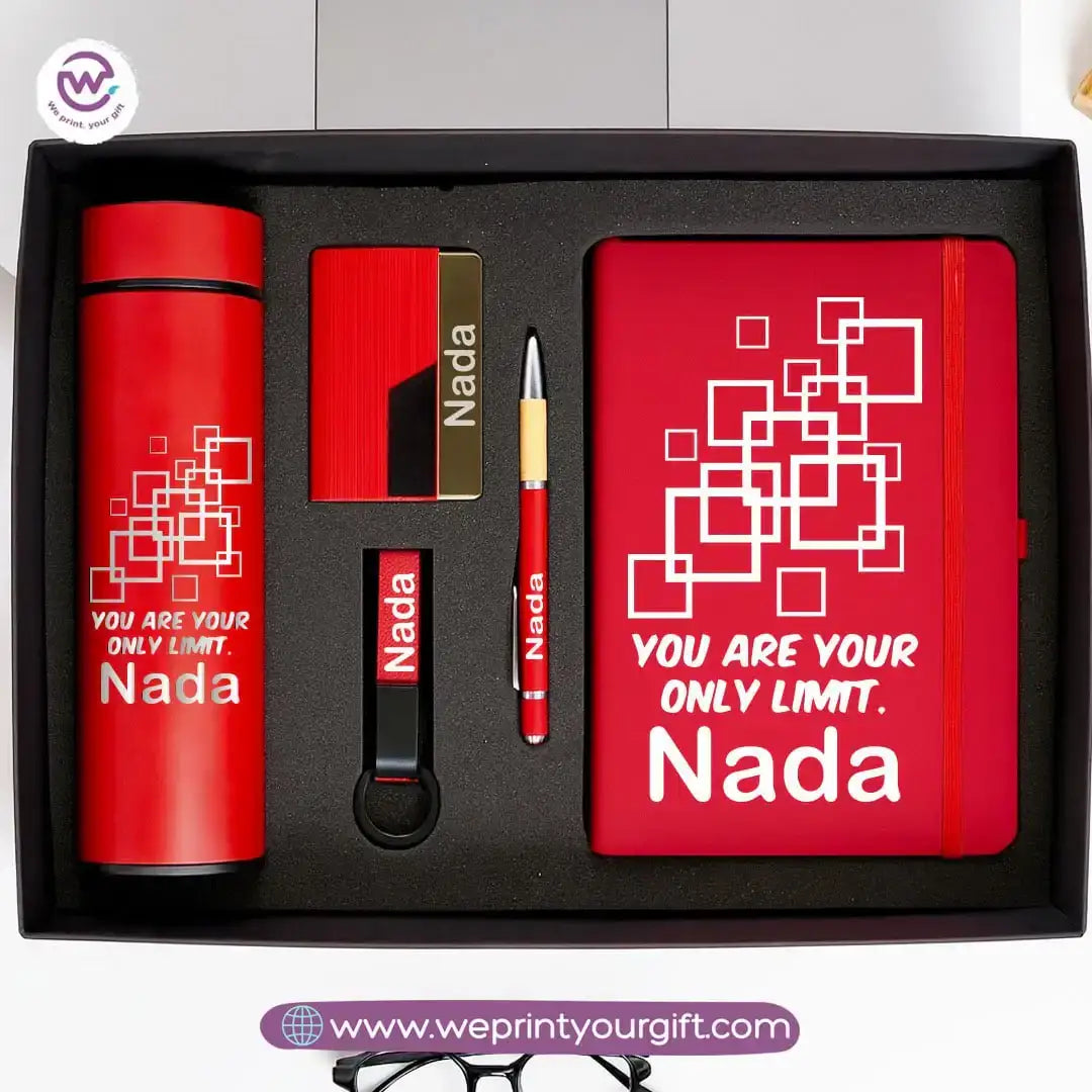 Personalized Motivational Gift Set with Name – Luxury 5-Piece Box | We Print Your Gift - WE PRINT